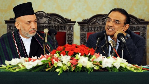 Afghan, Pakistani leaders vow jointly to fight terrorism